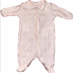 NWOT Sungabye Textured Footed Zippered Sleeper NB